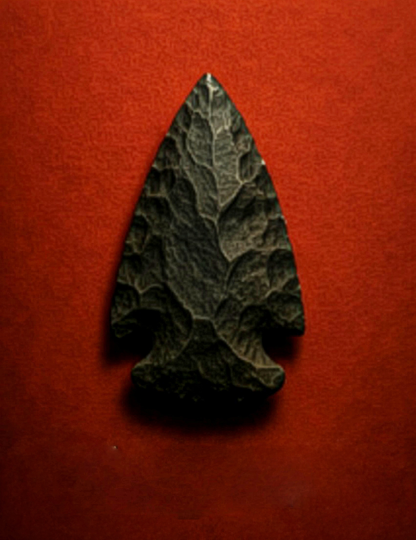 Origin Story — a knapped arrowhead